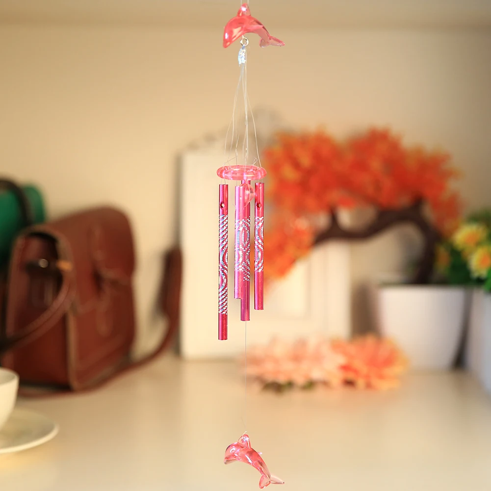 Dolphin Wind Chime Bell Pipe домашний подвесной декор украшения для дома и сада
