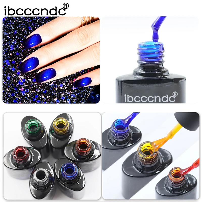 Новый ibcc 3D Gem Гель лак для ногтей с эффектом кошачий глаз магнитный гель 10 мл