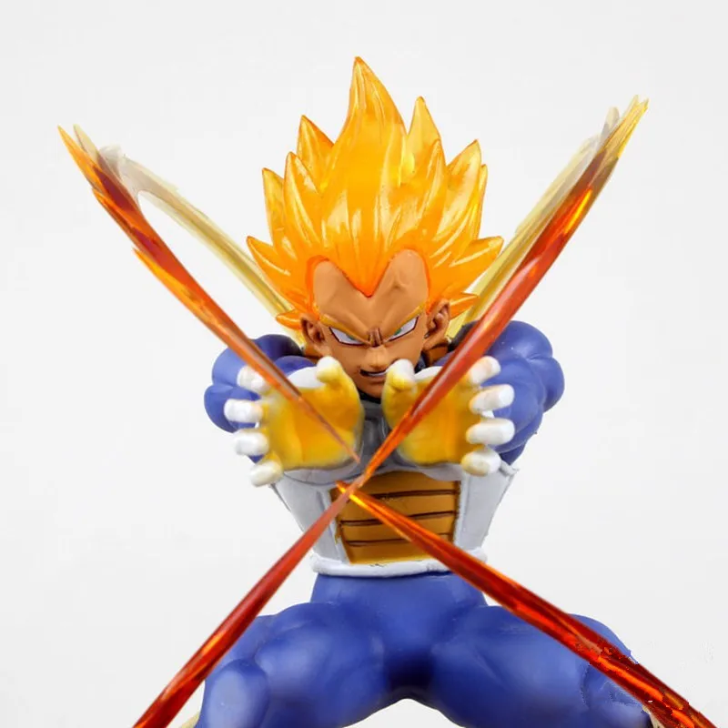Экшн фигурка аниме Драконий жемчуг Z Super Saiyan BANDAI Vegeta ZERO Battle Коллекционная модель
