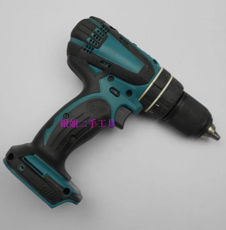 MAKITA 18 В литиевая аккумуляторная электрическая дрель, ударная дрель, электрическая отвертка одно зарядное устройство, одна батарея 3AH используется продукты