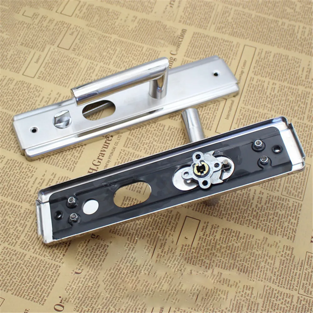 

TTLIFE 3 Sizes 5cm/7cm/9cm Steel Panel Stainless Steel Handle Security Door Knob Home Accessories Door Knob Lock 1.2mm Thicken