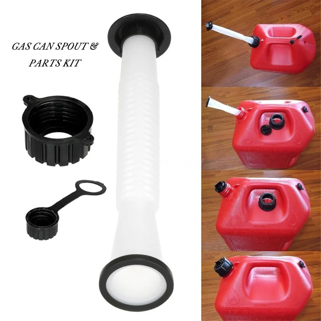 Gas Can Spouts &amp Part Kits Spout with Gasket Stopper Caps Universal Vent Small Size and Potable |