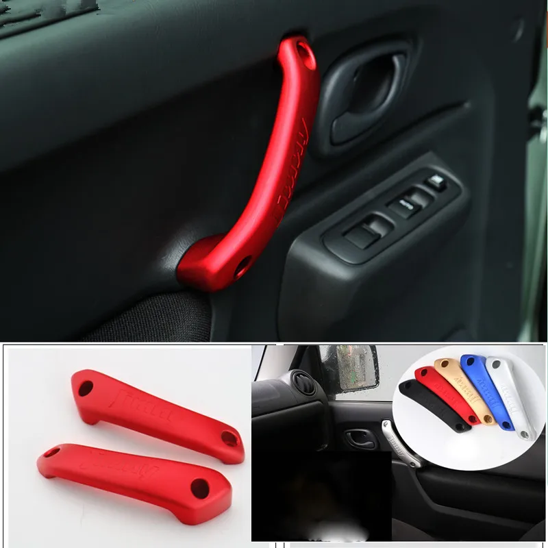 

Interior car Door Handle Replacement Alloy Moulding Cover Trim For SUZUKI Jimny 2007-2015 car stying 2pcs