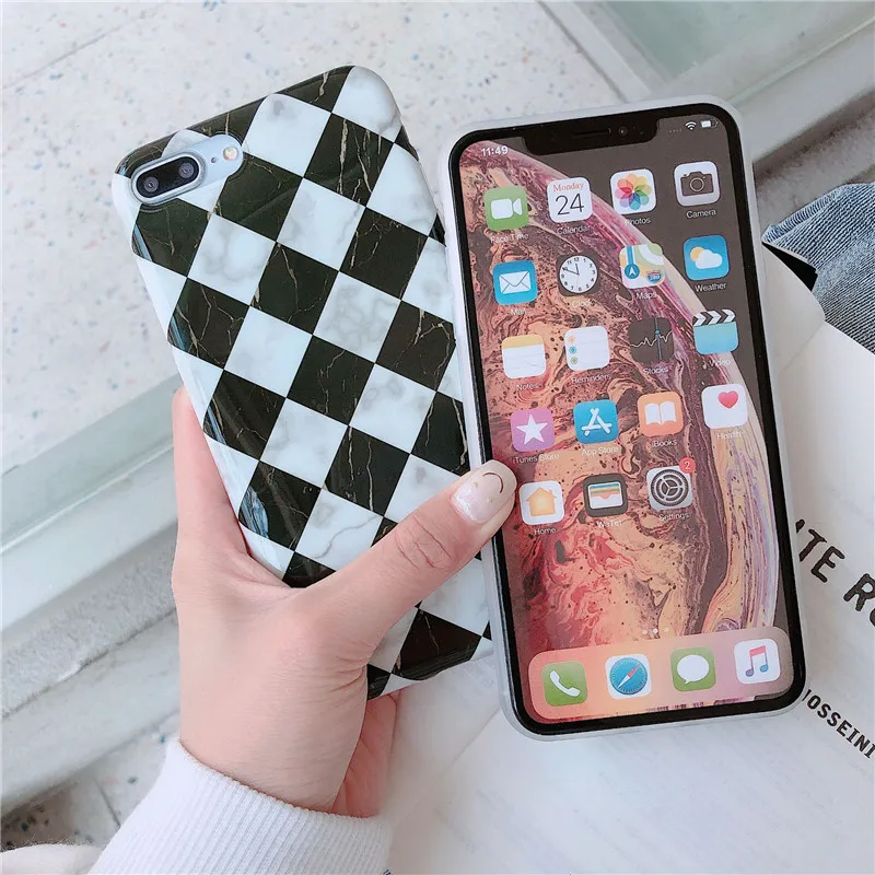 Marble TPU Phone Case For iPhone 6 7 8 Plus Cover Silicone Cases X XS 8Plus 10 XR Max 6s Capinha Shell Bags |