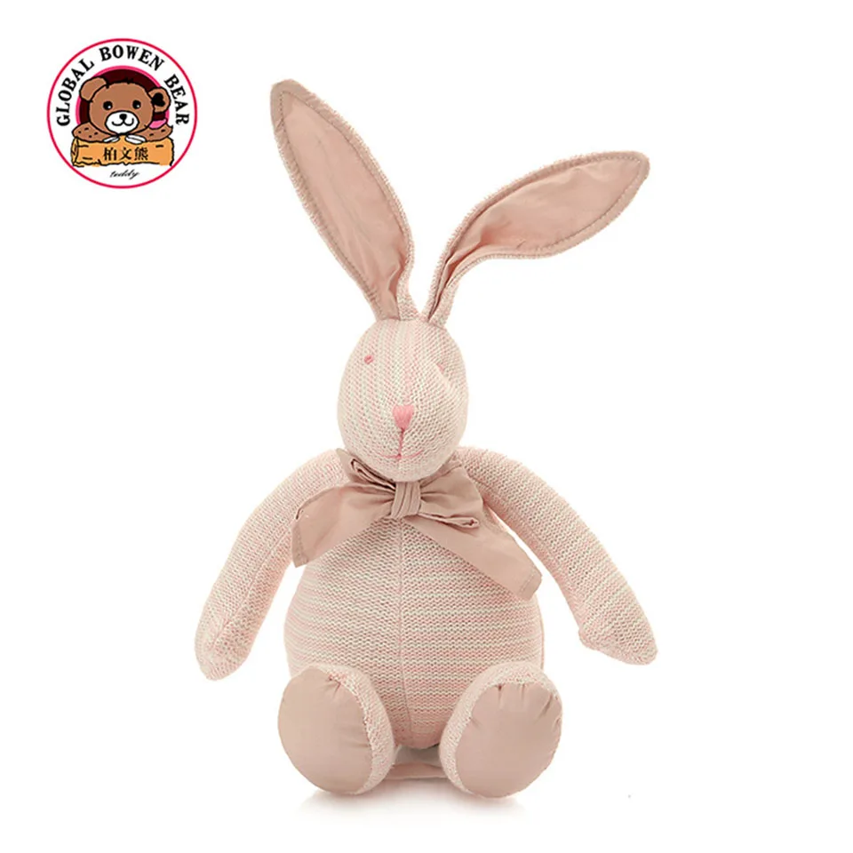 2018 Cute wool tie the Rabbit Doll Baby Soft Plush Toys For Children Bunny Sleeping Mate Stuffed &ampPlush Animal | Игрушки и хобби
