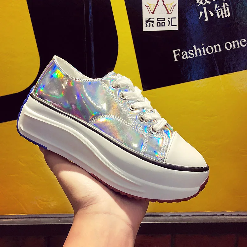 Женские кроссовки обувь на платформе Zapatos De Mujer неглубокие повседневные туфли с