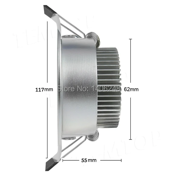 Royallight 7W Ceiling Downlight LED Lamp Recessed Spot Light AC85-265V For home illumination | Лампы и освещение