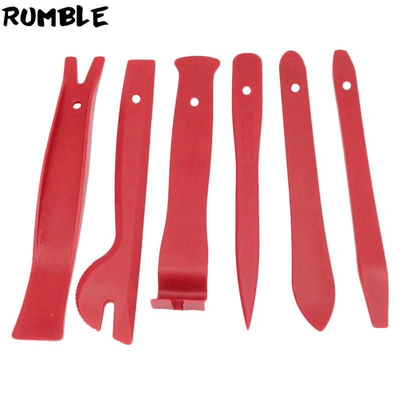 Rumble 11 штук жесткая Пластик авто радио Панель дверной зажим отделка Съемная