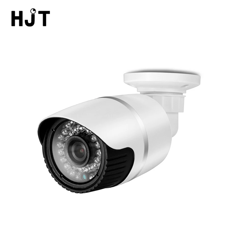 HJT Встроенный POE проводной 5.0MP IP Камера 4.0MP HD наружного видеонаблюдения сети P2P