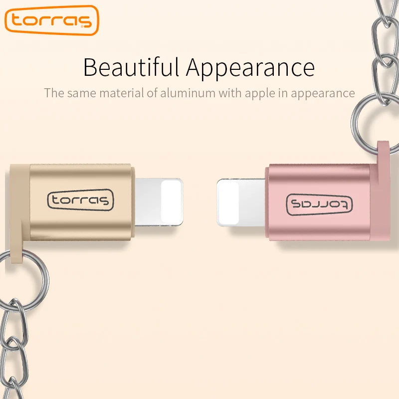 TORRAS Micro USB Female To 8Pin Male Adapter Sync And Charging For iPhone 5 5s SE 6 6S Plus Converter Data Charger | Мобильные