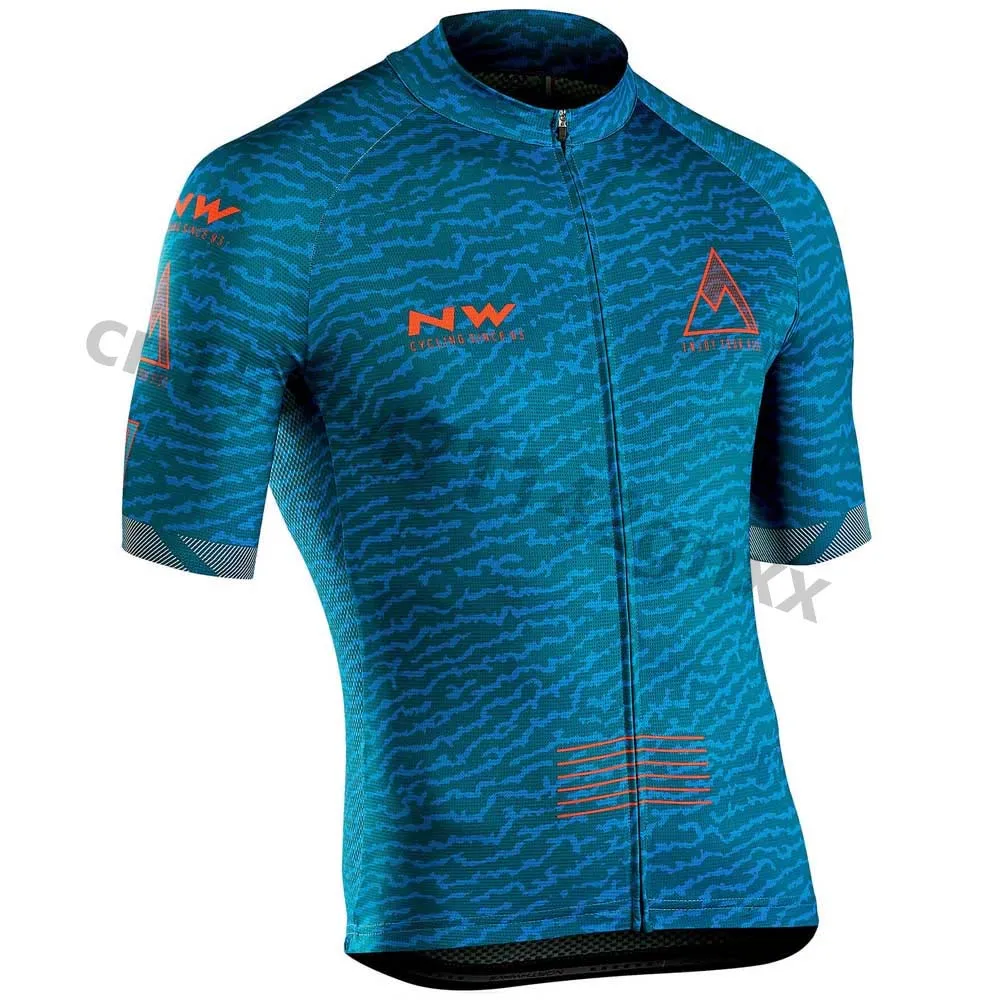 NW Northwave Велоспорт Джерси мужская с коротким рукавом MTB велосипедная одежда профессиональная, командная, велосипедная Одежда дышащая Ropa Ciclismo Hombre A09