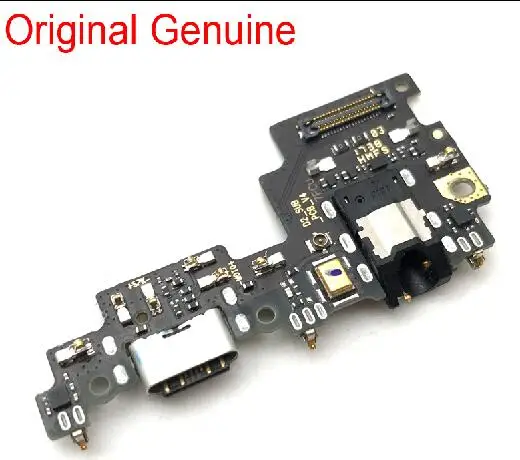 usb зарядный порт гибкий кабель для Xiaomi Mi A1 5X8 Lite 9 Se CC 9 9e 6 6X Pocophone F1 док-станция зарядное устройство с наушником - Цвет: Mi A1 5X - Original