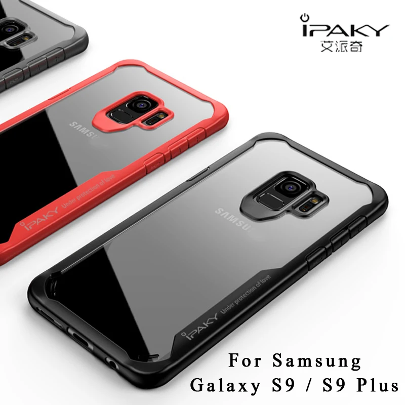 Для samsung Galaxy S9 плюс Чехол iPaky Coque для samsung S9 Plus силикон углеродного волокна ТПУ чехол для samsung s9 S 9 случаях