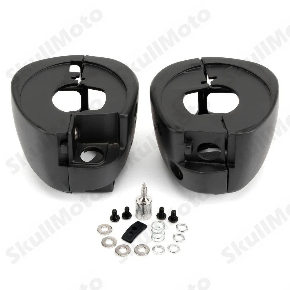 Черный комплект для мотоцикла Harley Sportster Iron 883 1200 48 72 XL 2014 2016|switch housing|switch housing
