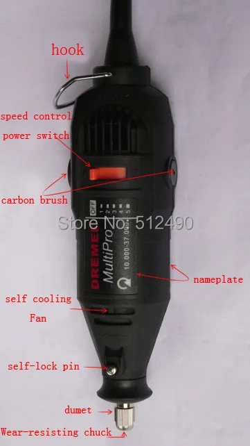 Электрический вращающийся инструмент dremel мини дрель с переменной скоростью