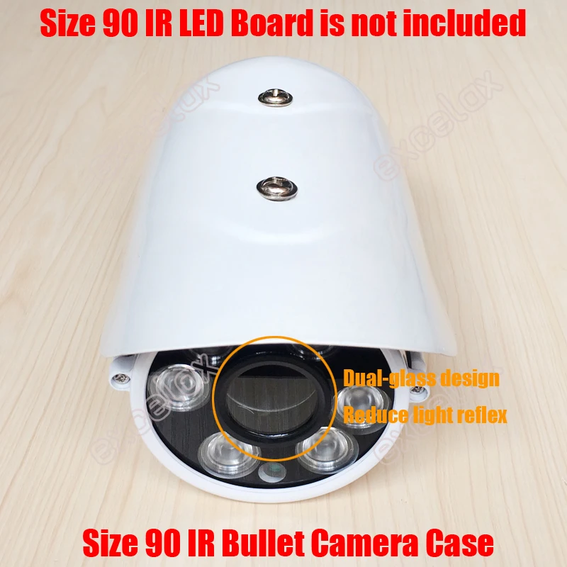 Водонепроницаемый ИК Пуля корпус для камеры размер 90 мм алюминиевый сплав IP66