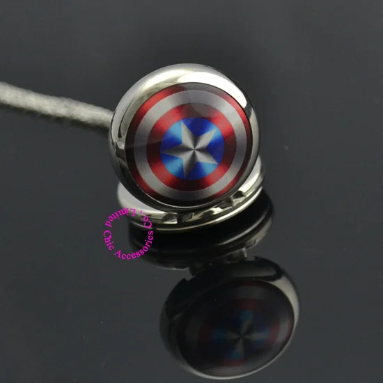 

fashion shield logo captain America pocket watch necklace quartz wholesale low price good woman girl lady child antibrittle