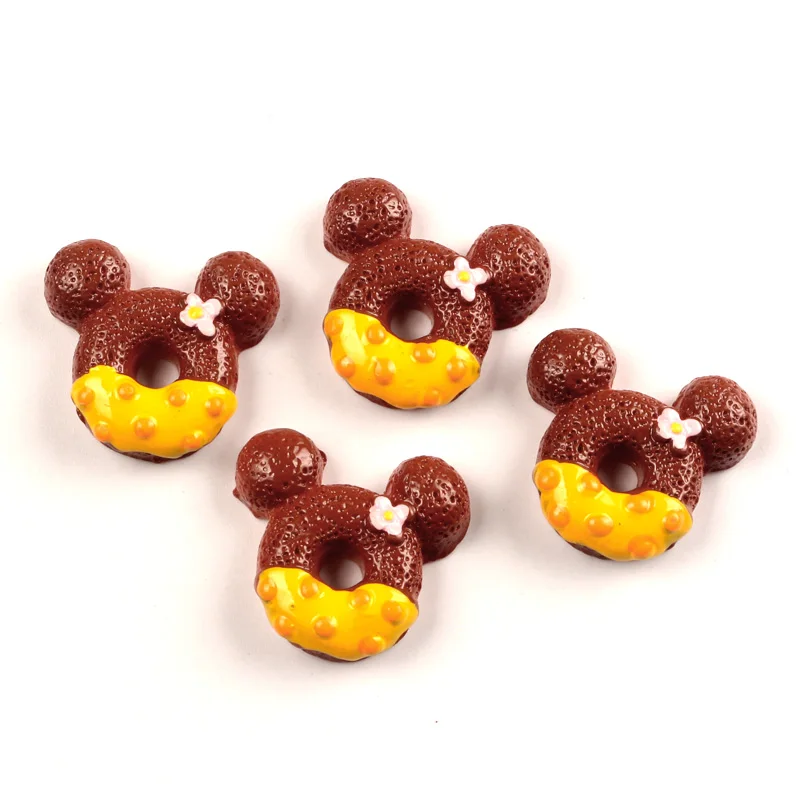 LF 20 шт. полимерная мышь украшение для печенья ремесла с плоской задней стороной