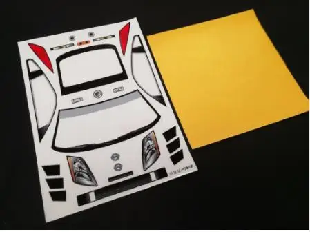 1/10 весы RC автомобильный прозрачный корпус nNissan 350Z наклейки на дороге Дрифт Yokomo TT 01