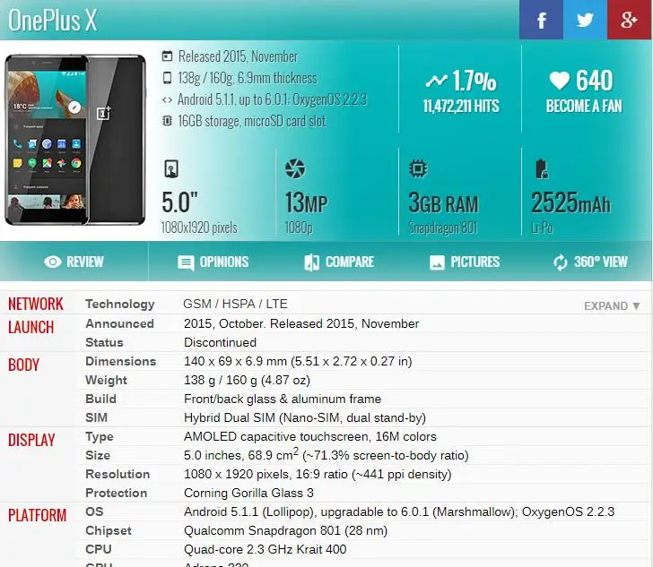 Для Oneplus X E1003 ЖК-дисплей с сенсорным экраном в сборе Замена рамкой для LCD