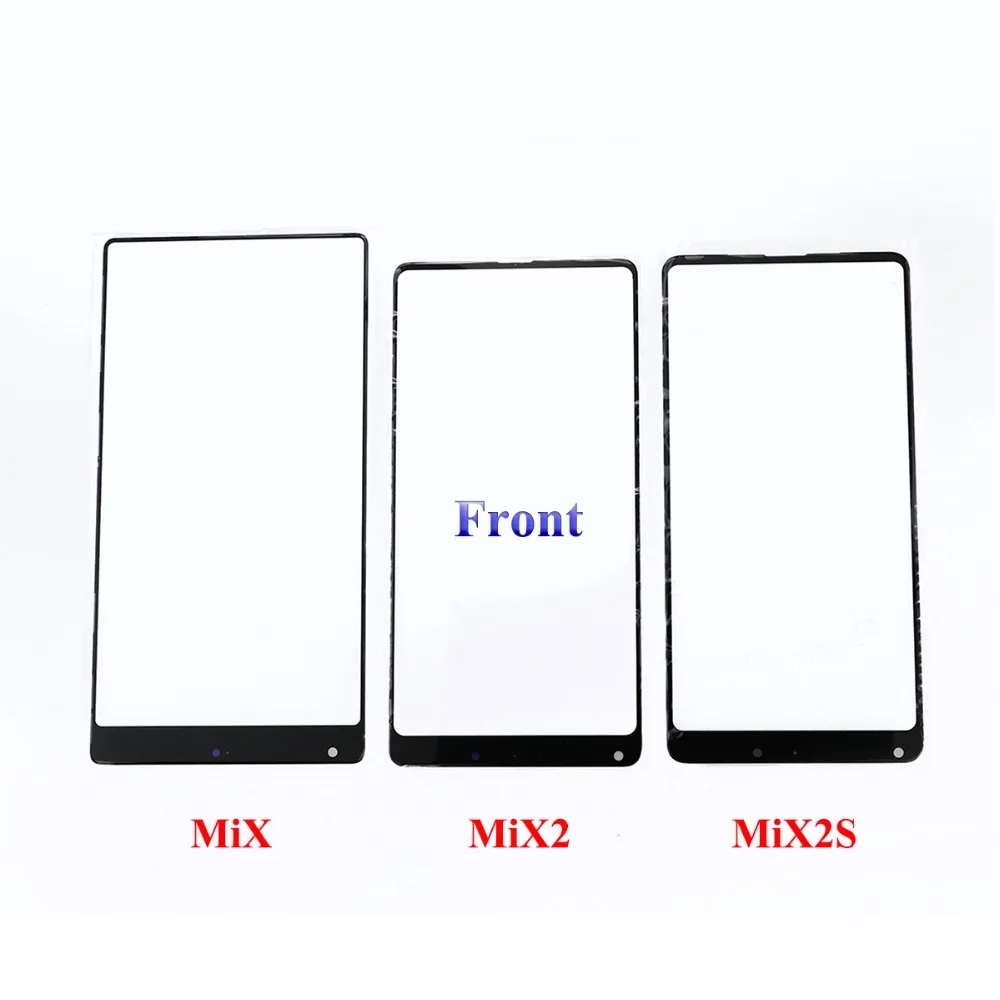YuXi 1 шт. Черный Белый для Xiaomi mi x mi x2 mi x2S передняя стеклянная линза сенсорный экран ЖК-дисплей внешняя панель+ инструменты mi x 2