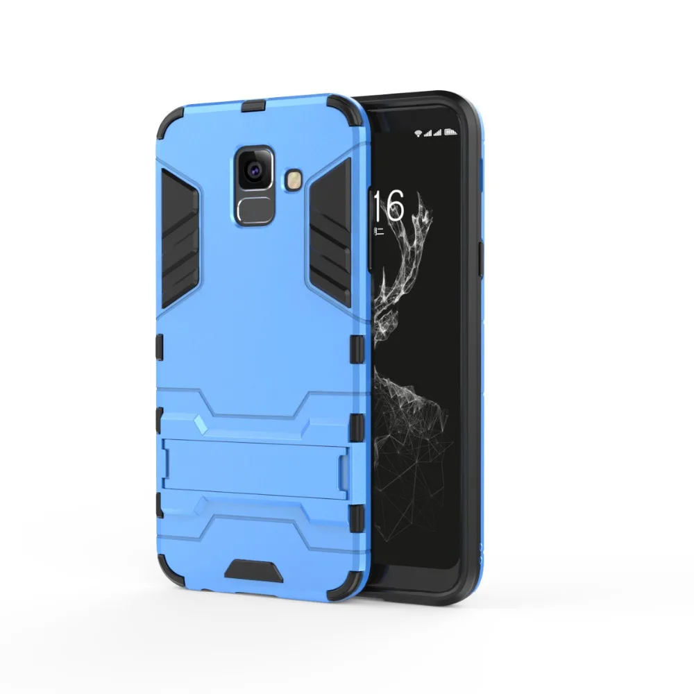 For Samsung Galaxy A6+ A605F A605G PC mobile phone case for A6 Plus 2018 2-in-1 bracket shell fundas |