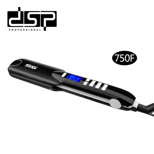 750F LCD digital reminder professional flat iron straightening ceramic hair straightener smooth hairdressing tool board can be r