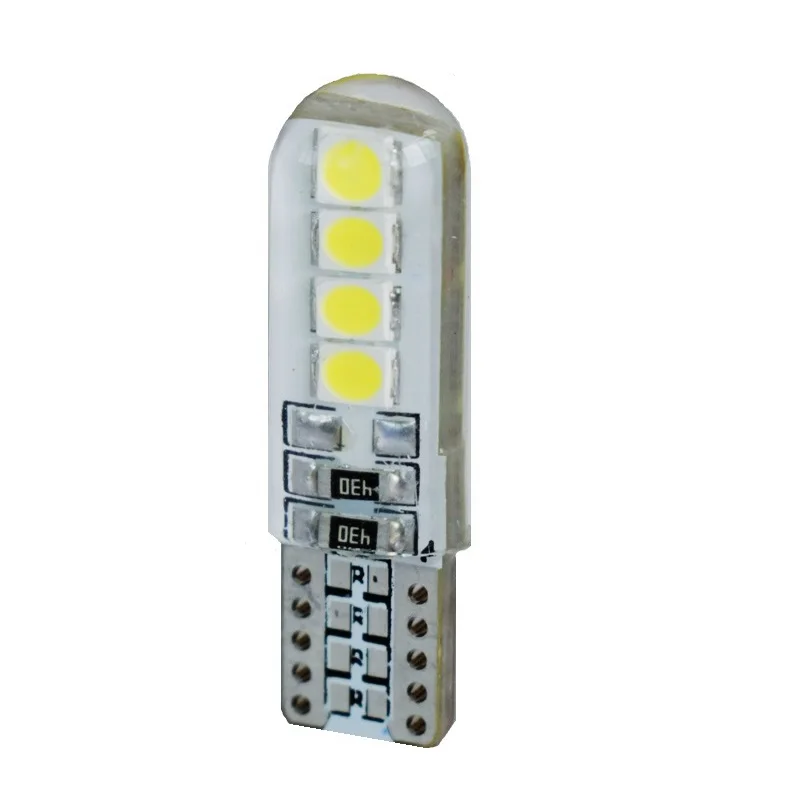 Силиконовый чехол T10 W5W 8 SMD 3030 светодиодный автомобильный фонарь для чтения 192 501