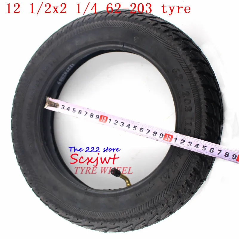Шина и внутренняя трубка 12 1/2x2 1/4 62 203 подходит для электрического 3 колесного