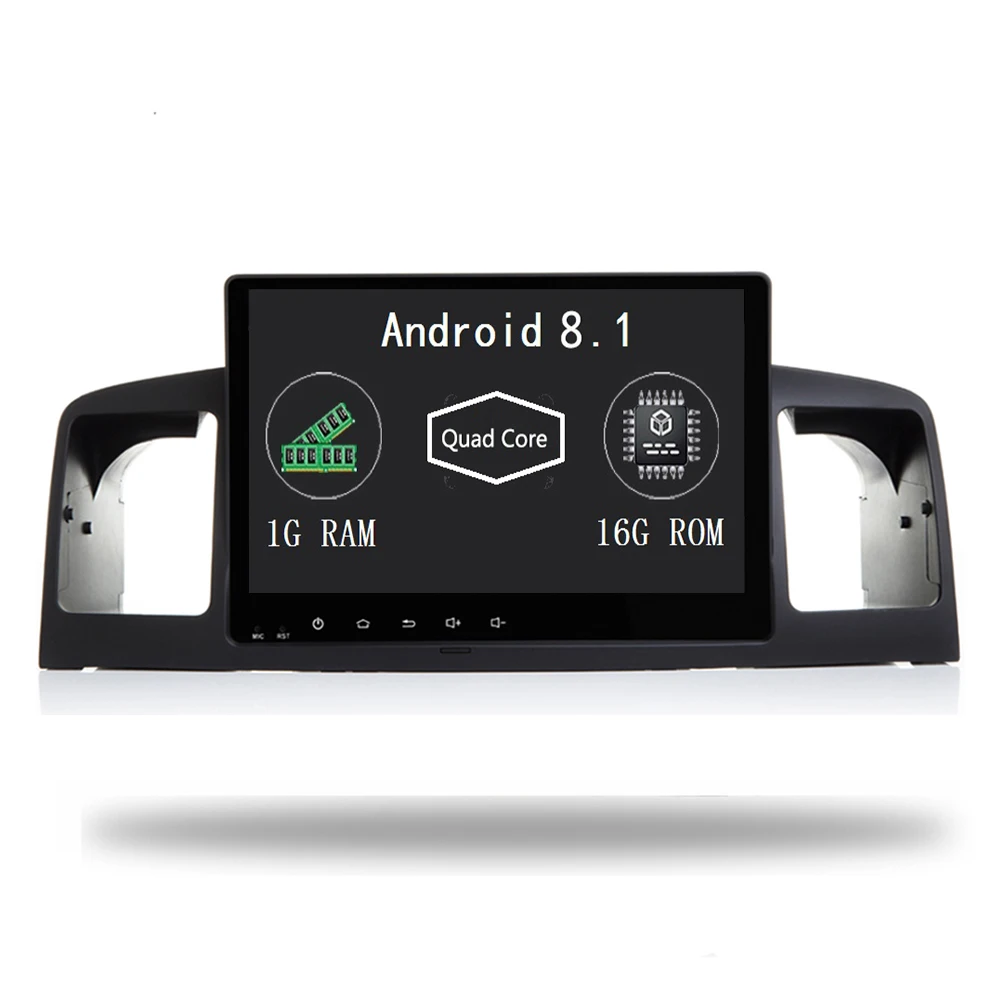 Android 8 1 автомобильный проигрыватель с радио и GPS Navi для Toyota Corolla E120 2003-2006 навигация