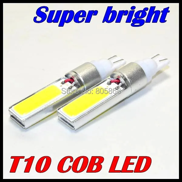50 шт. автомобильный светодиод cob W16W T10 W5W led белый t10 h1 h3 10 Вт COB для парковки