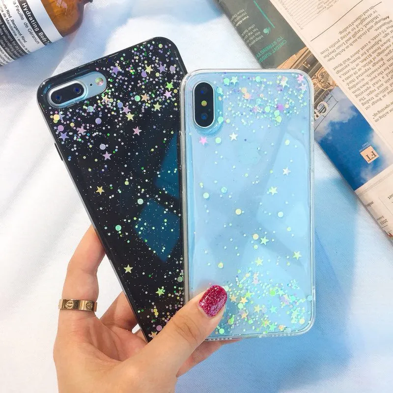 Мягкий силиконовый чехол с блестками для huawei P Smart 2019 honor 10 lite v10 v20 nova 4 3i 20x p20 p30 pro