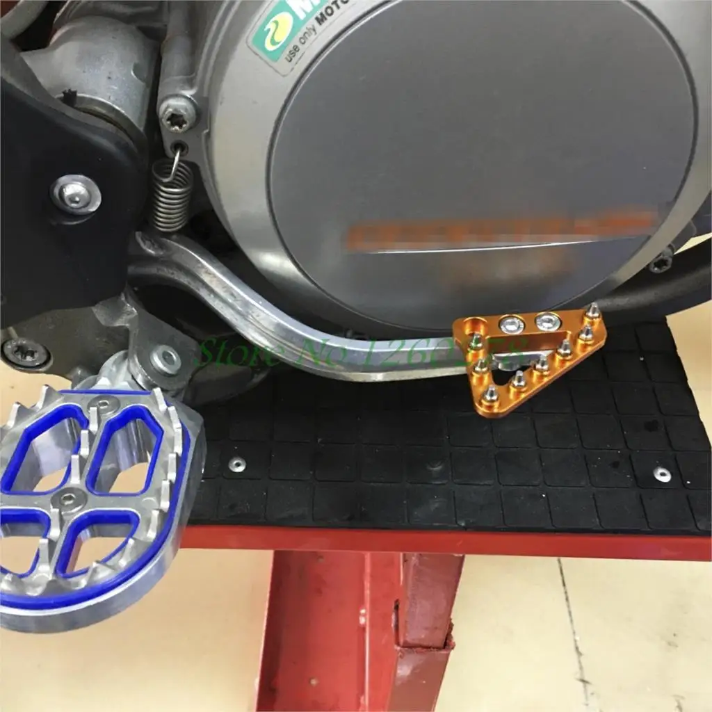 Новый большой ЧПУ сзади педаль тормоза шаг пластины наконечник для Husqvarna 85 701 FE FX TE