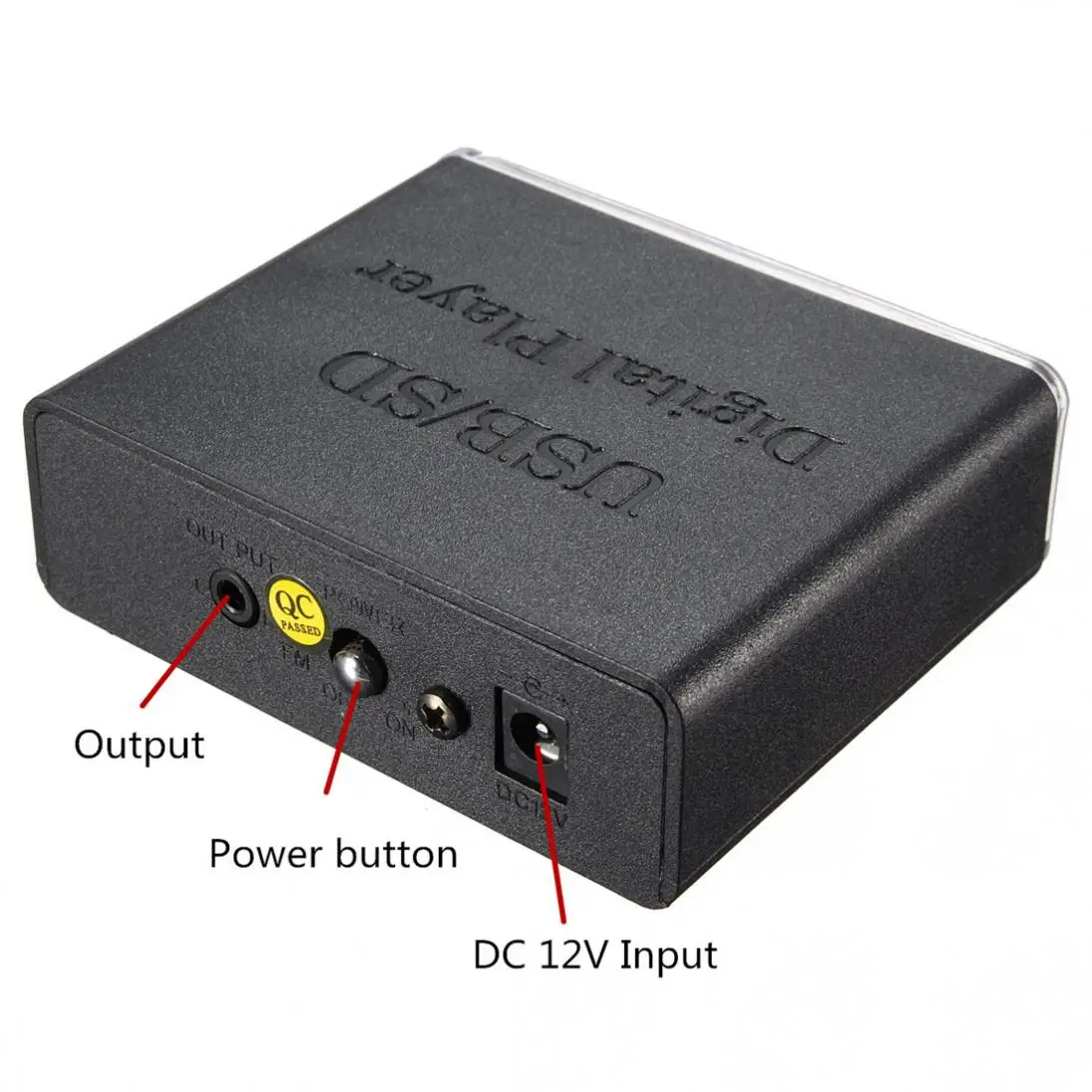 12 В мини автомобильный стерео усилитель Усилитель LED USB SD цифровой плеер MMC MP3 вход