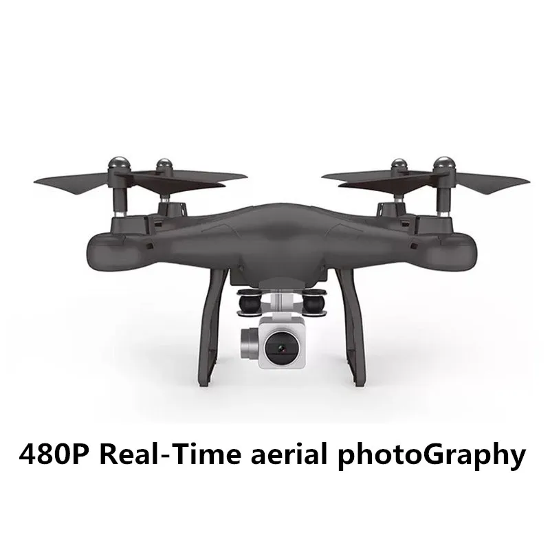 Black 480p Camera 2,4 ГГц Голосовое управление четыре оси HD камера Дрон для аэрофотосъёмки Wi-Fi FPV Безголовый режим одна кнопка возврата датчик тяжести - Цвет: Black 480p Camera
