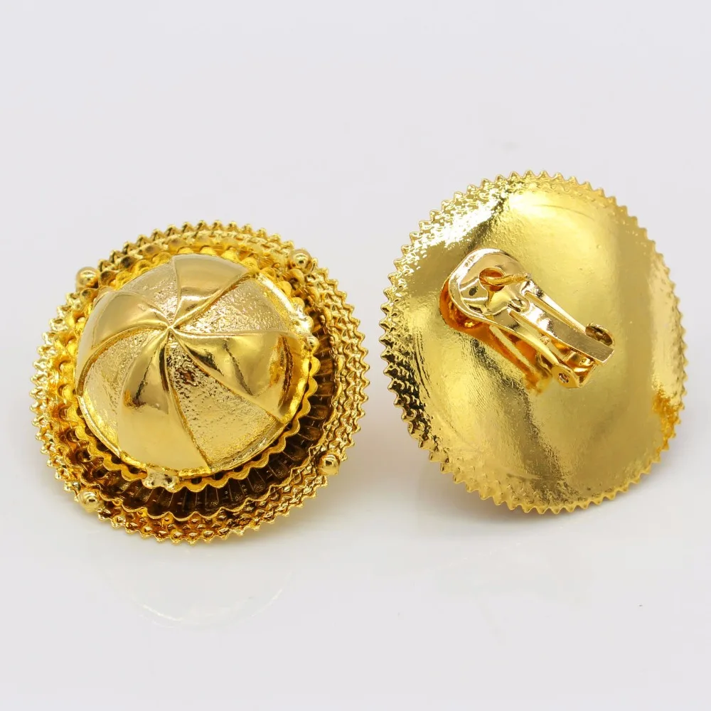 Женский свадебный комплект ювелирных изделий Adixyn золотого цвета в