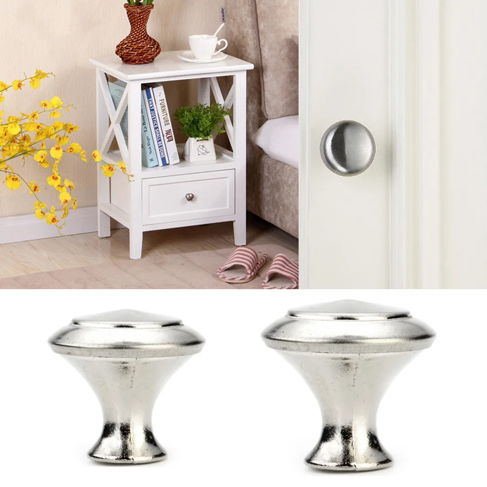 10 шт круглые ручки из нержавеющей стали тянет дверь для ящика шкафа шкаф домашняя