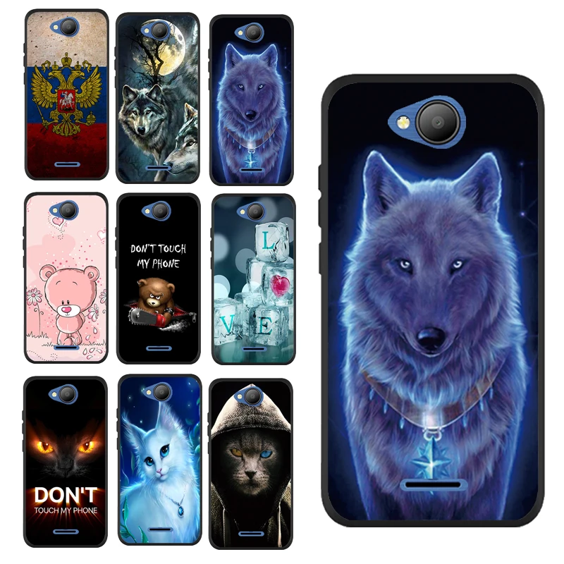 For BQ 4501 G New Carton Wolf King Animal Paint Soft Case for BQ-4501G Fox Easy Cover | Mobile Phone Cases &amp Covers