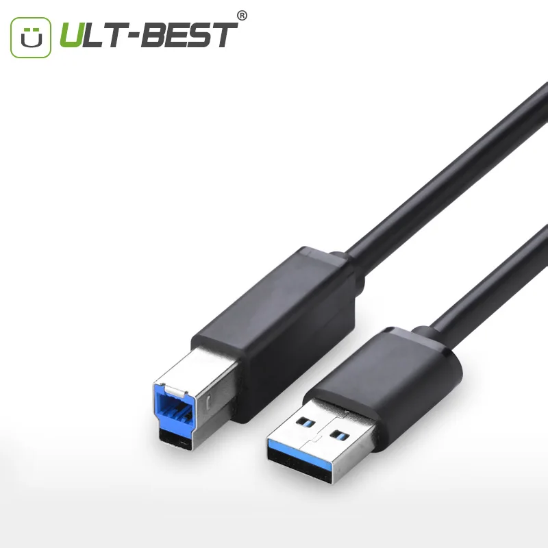 Ult лучший USB 3 0 кабель для принтера тип A папа B AM BM 5 Гбит/с печати 1 м hp Canon Epson lexmark dell|