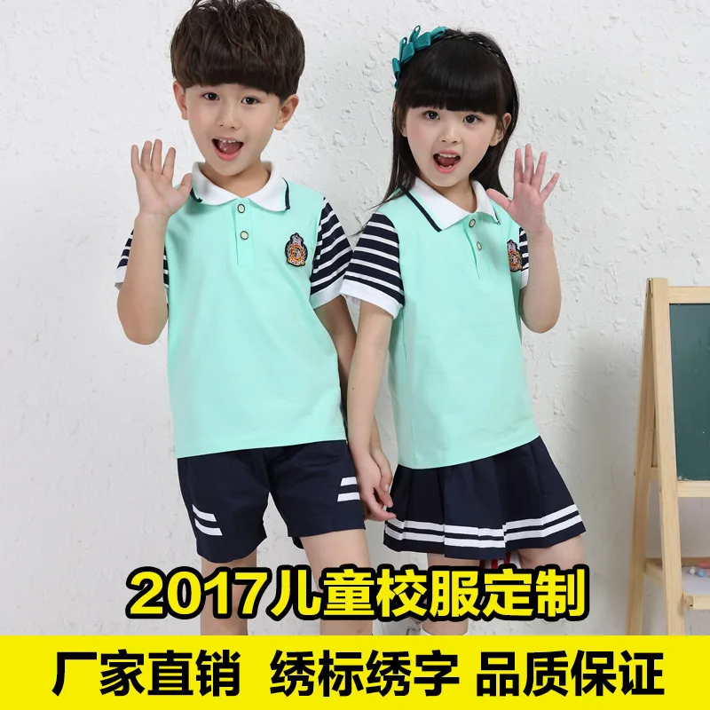2018 Kindergarten Garden Kids Children's Day Summer Sports Set Primary School Dress | Детская одежда и обувь