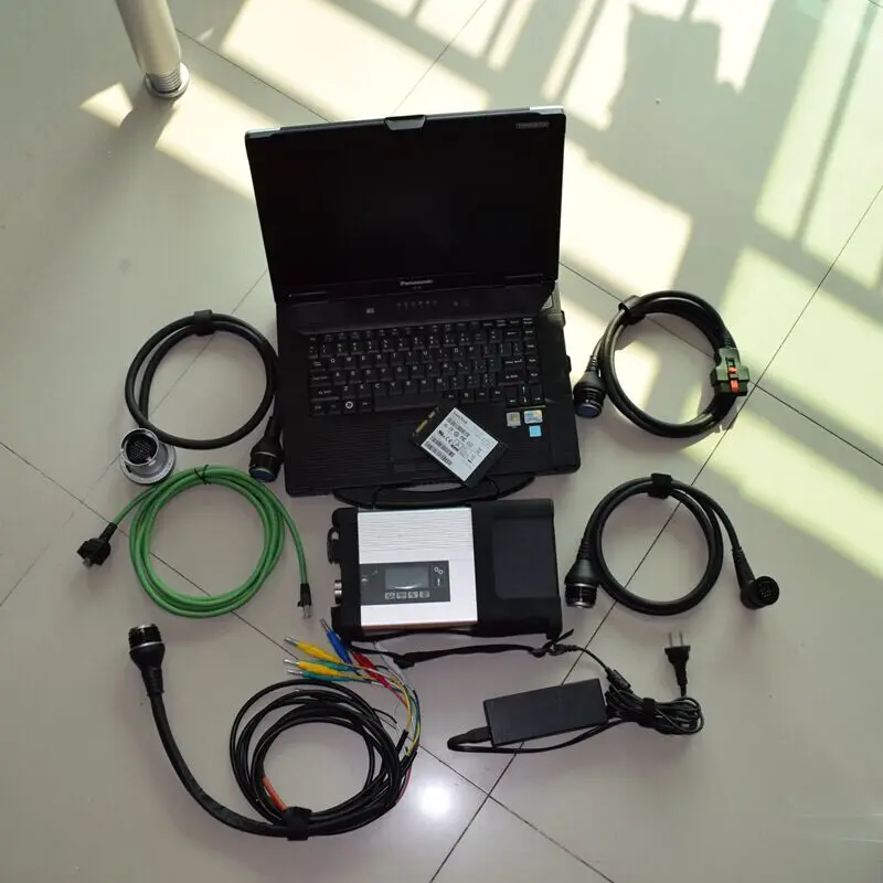 MB SD Connect Compact 5 мультиплексор с полным кабели + новейшее программное обеспечение 2021