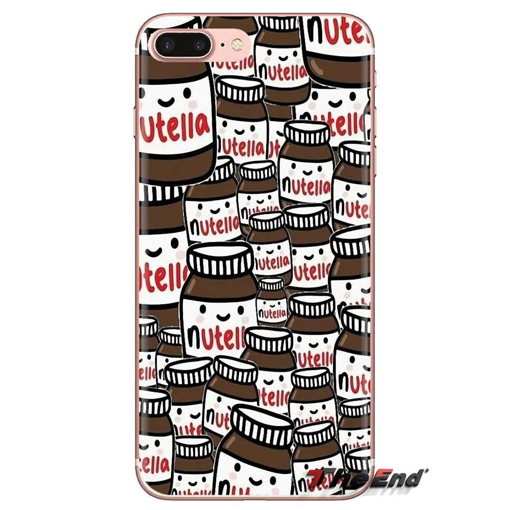 Cute Tumblr Nutella Design For LG Spirit Motorola Moto X4 E4 E5 G5 G5S G6 Z Z2 Z3 G2 G3 C Play Plus Mini Silicone Phone Bag Case |