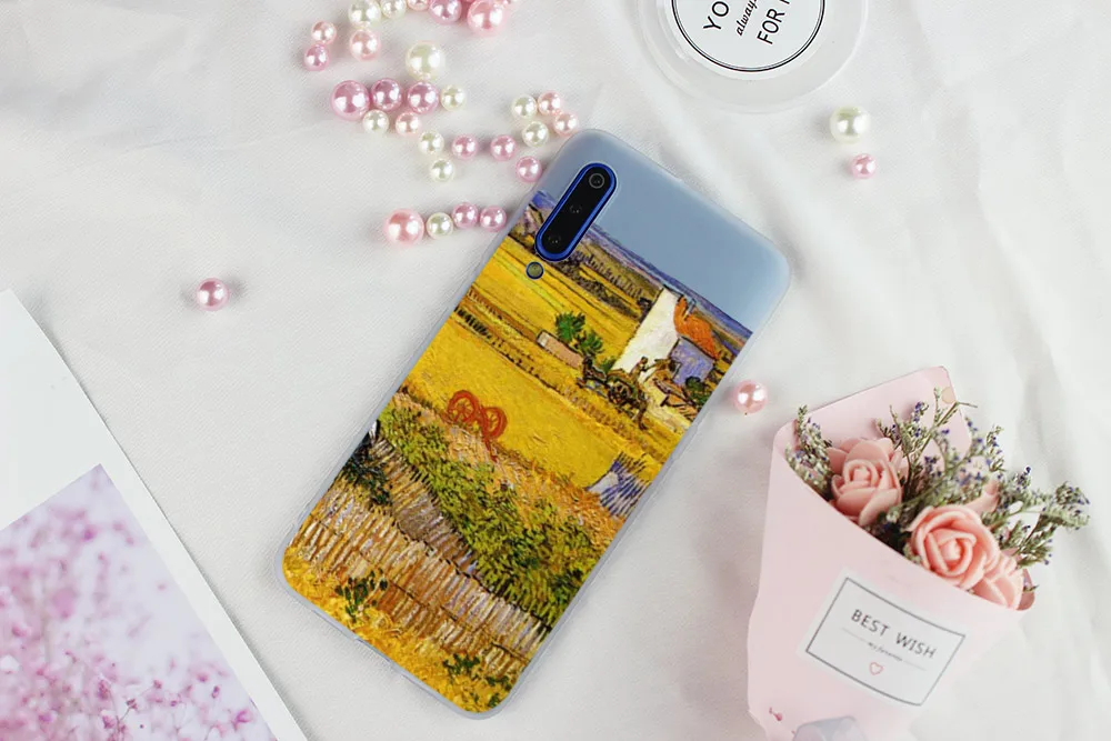 Мягкий чехол с изображением Винсента Ван Гога подсолнуха для Xiaomi Mi 11 Pro Ultra 10 9 8 SE 6X