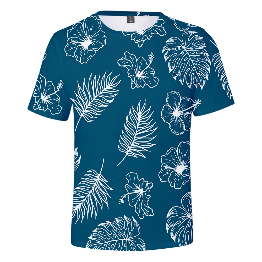 

Aikooki New Arrival Leaf 3D T Shirt Men/Women Fashion Casual Popular Round Neck T-Shirt 3D Print Leaf Men's T-shirts Clothes Top