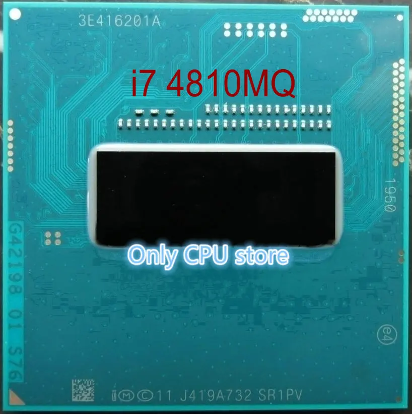 Оригинальный процессор Intel Core i7 4810MQ SR1PV 2 8 ГГц 3 L3 = 6M Quad core Бесплатная