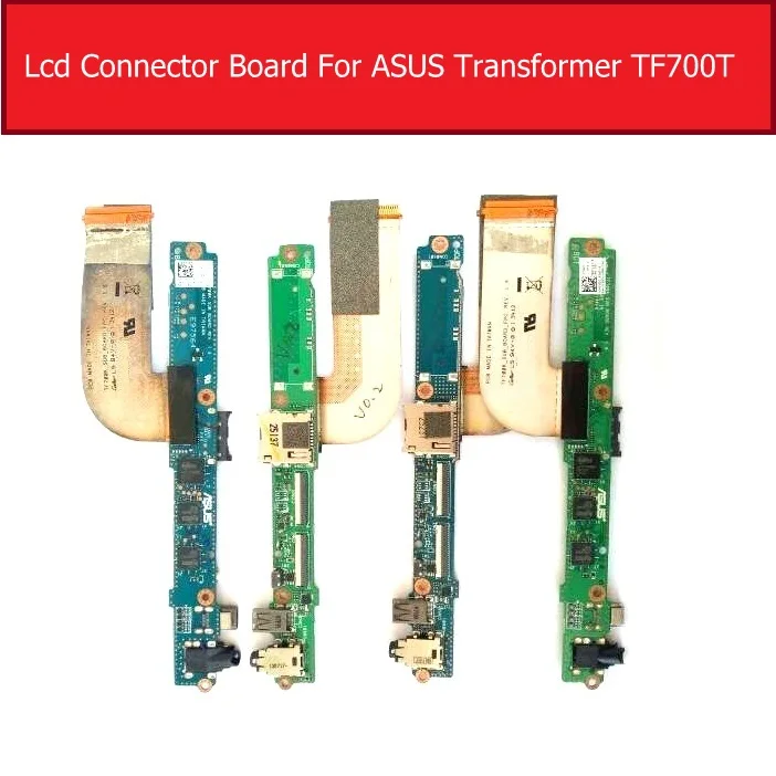 Подлинная аудио разъем и ЖК дисплей экран плата для ASUS трансформатор TF700T панель