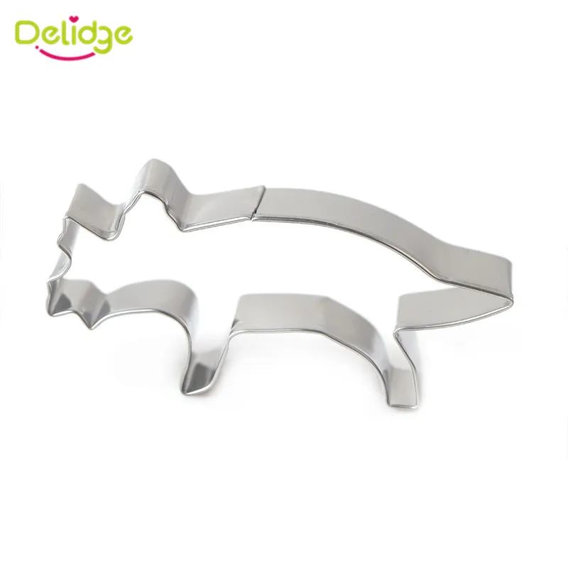 Delidge 4 шт./компл. форма для выпечки печенья в виде динозавра 3D бисквит Фондант