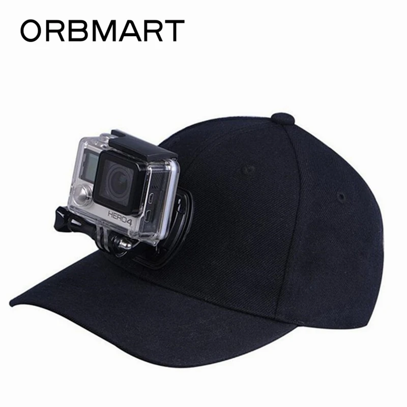 Спортивная Кепка для камеры ORBMART регулируемая парусиновая от солнца Gopro 7 6 5 4 + 3 SJCAM