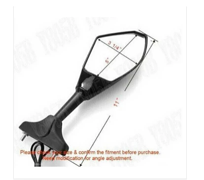 Мотоцикл углеродный светодиодный сигнал поворота зеркала для APRILIA RSV MILLE ( S / R ) RSV4