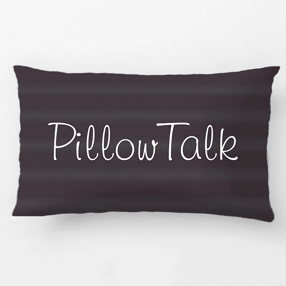 

Pillow Talk Throw Cushion Wedding Decorative Cushion Cover Pillow Case Customize Gift By Lvsure For Car Sofa Seat Pillowcase